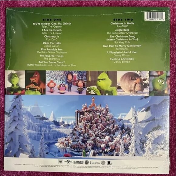 The Grinch Soundtrack LP ~ Exclusive Colored Vinyl (Red) ~ New/Sealed! - Picture 2 of 2